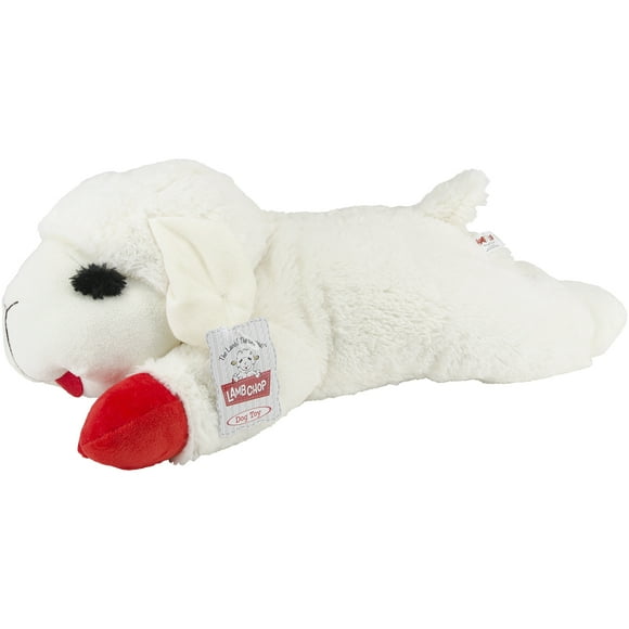 Dog Toy, Plush Lamb Chop, 24-In. 48312
