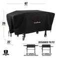 thumbnail image 3 of Blackstone Original 36" Griddle Soft Cover - 67" L x 27" W x 25" H, 3 of 6