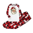 thumbnail image 3 of Penkiiy Family Christmas Pajamas Matching Sets Lounge Home Pjs Long Sleeve Shirts and Plaid Pants Xmas Holiday Pajama Outfits 8 Years Red, 3 of 8