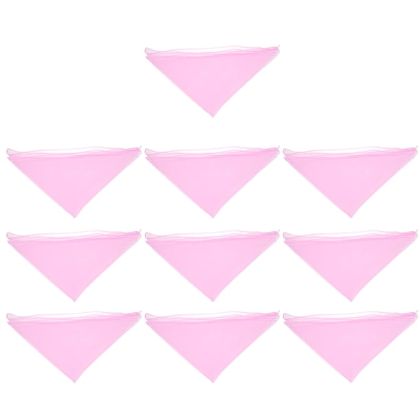 KAKOWELY 10 bufandas de seda para danza, accesorios de actuación, bufandas pequeñas y lisas