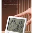 thumbnail image 4 of Battery Operated Digital Clock With Temperature Humidity Sensor And Adjustable Celsius Measurement, 4 of 12