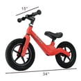 thumbnail image 4 of Trimate Toddler Balance Bike, Red - No Pedal Sport Bike for 3-5 Year Olds, 12" Inflated Tire, Perfect Gift for Boys and Girls with Inseam 16" - 21", 4 of 12