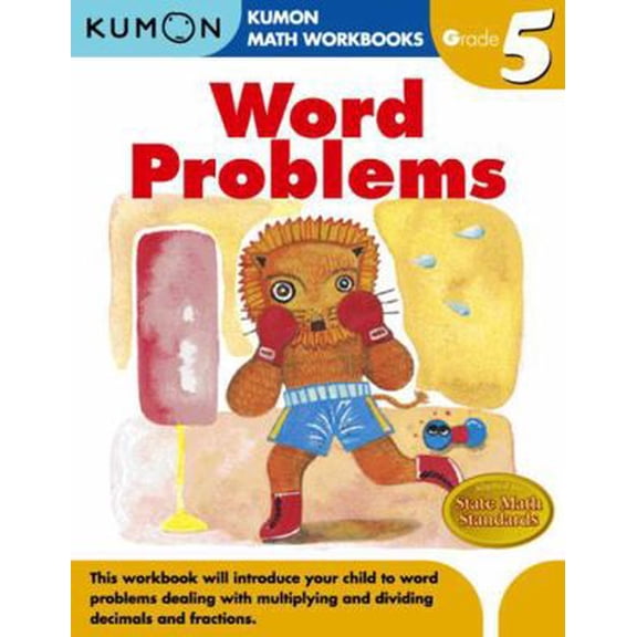 Pre-Owned Kumon Grade 5 Word Problems (Paperback) 1934968382 9781934968383