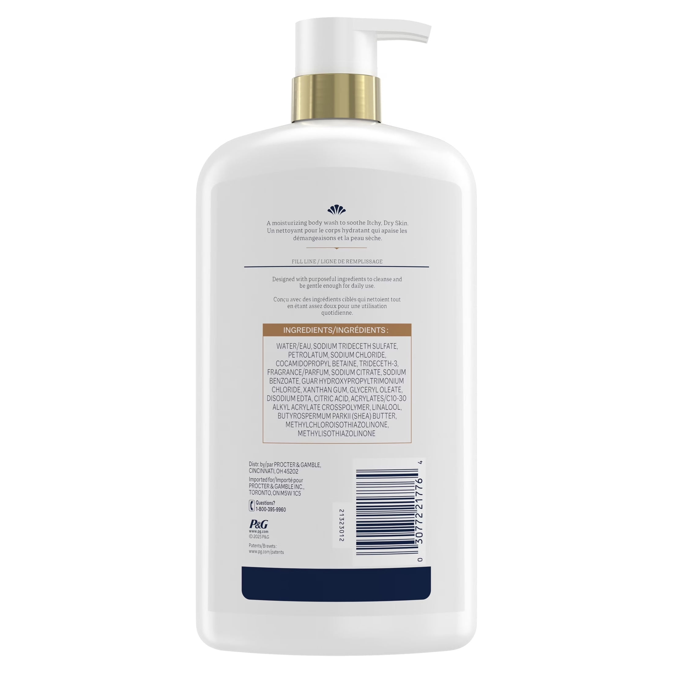 Ivory Deeply Moisturizing Body Wash, Notes of Vanilla Scent, 27 fl oz