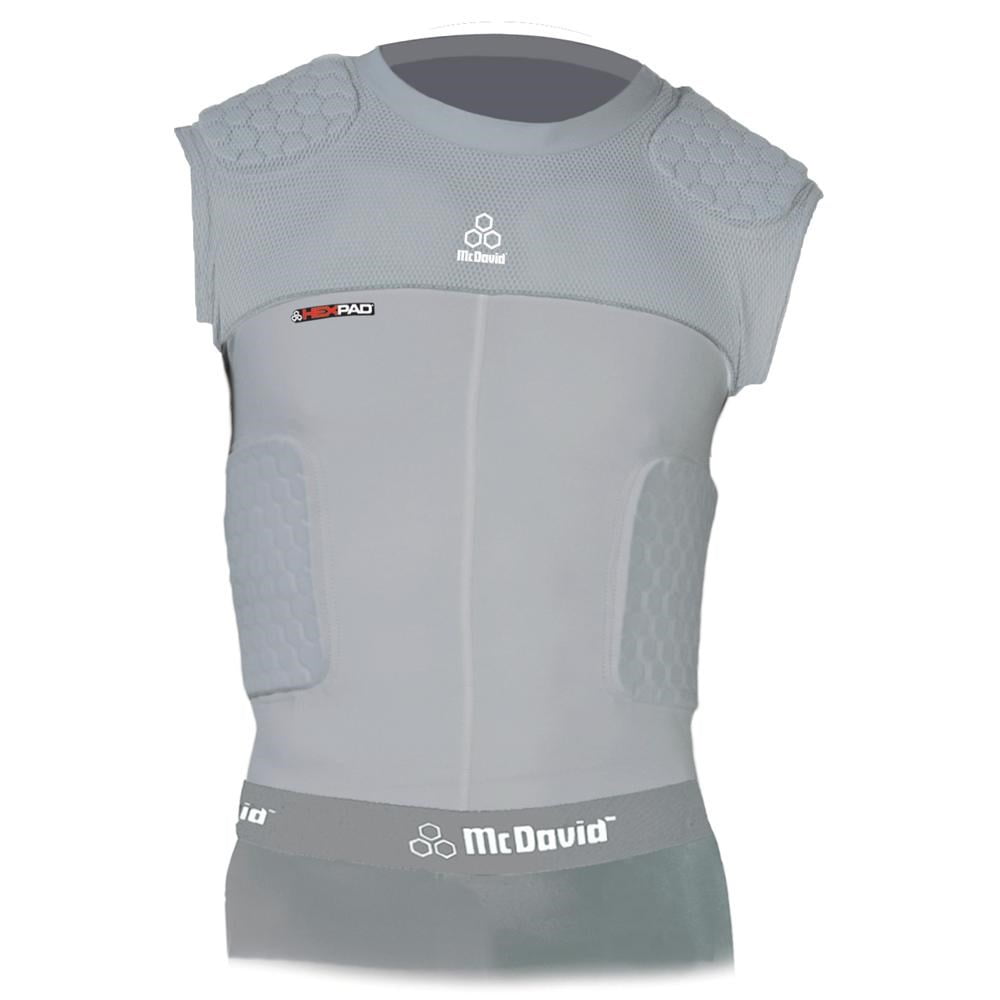McDavid McDavid Classic Logo 7870Y CL Youth Hex Pad Mesh Sleeveless 5 Pad Body ShirtGrey