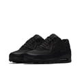 thumbnail image 2 of Zapatillas deportivas Air Max 90 de piel triple negro y blanco de caña baja con amortiguación Air Cushion para hombre y mujer, 2 of 4