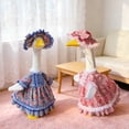 thumbnail image 4 of Porch Goose Outfits, Vibrant Summer Floral Apparel, Delicate Flower Pattern For 23 Inch Goose Statue, Great For Garden And Lawn Decoration (C), 4 of 8