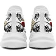 thumbnail image 3 of Coolcustomize Women's Skull & Rose Running Shoes Trendy Floral Sneakers with Cool Design Comfort Breathable Mens Athletic Gym Walking Shoes, 3 of 7