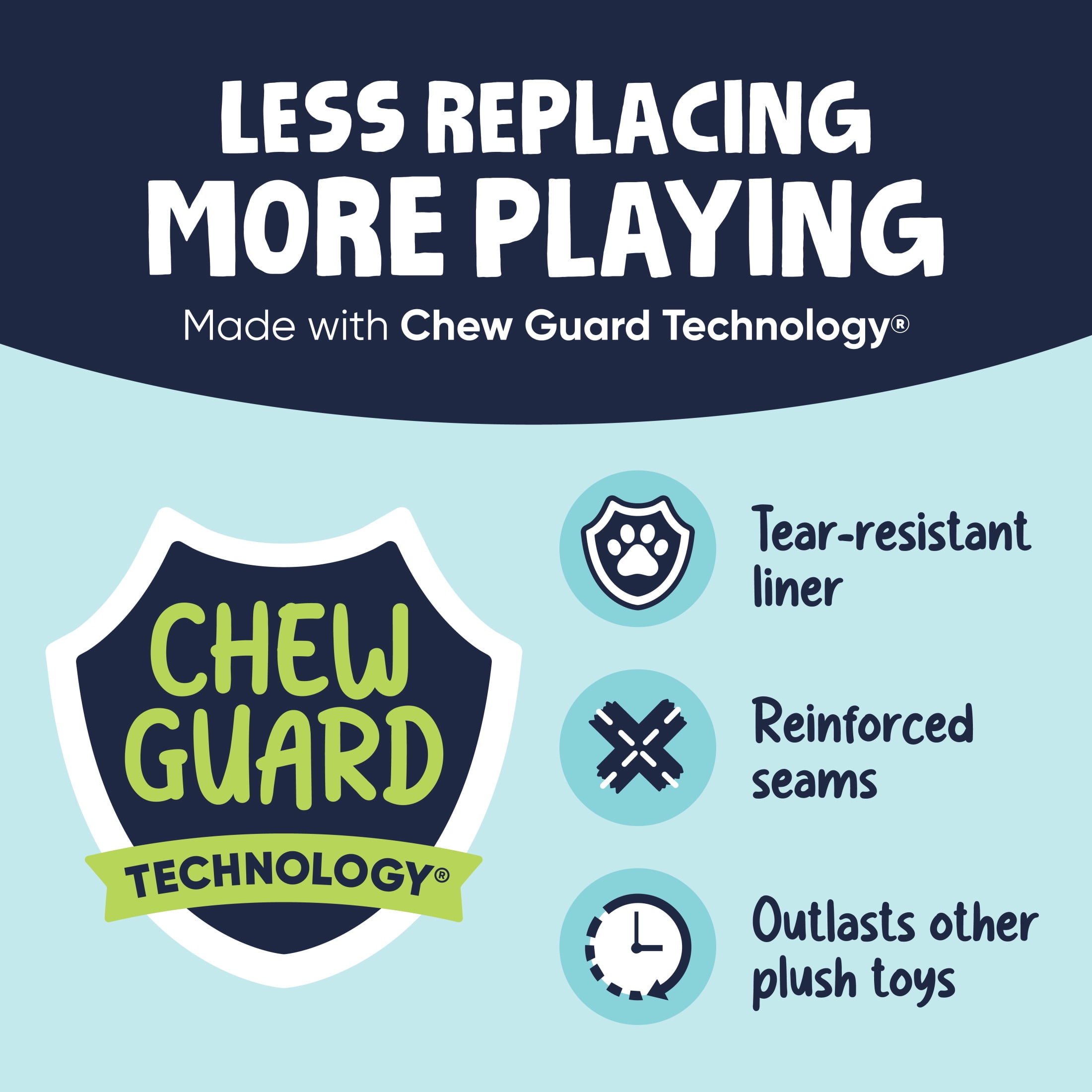 goDog Tough N Texture Newton Newt Squeaky Dog Toy, Plush & Textured Silicone with Chew Guard Technology, Medium