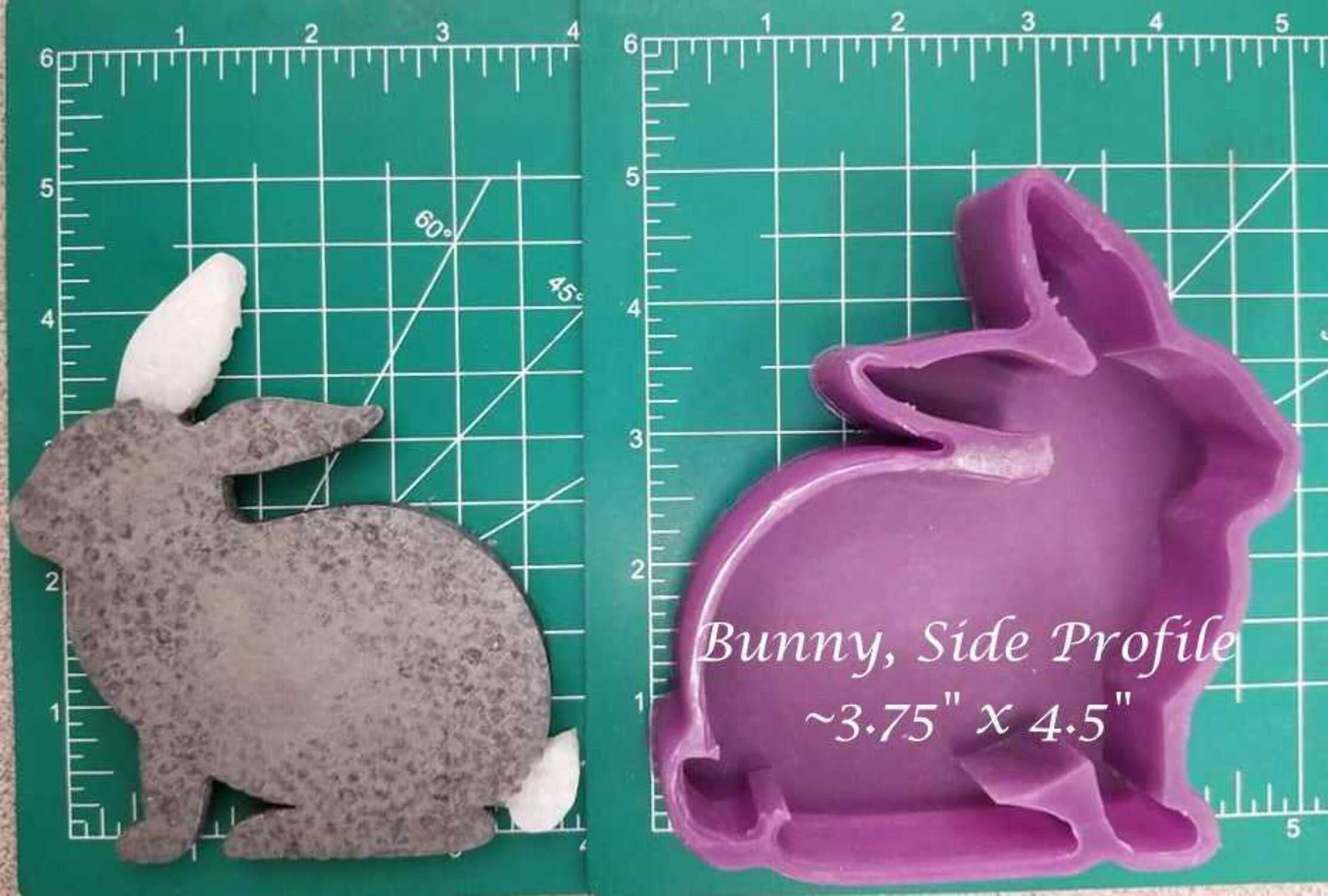 Bunny Side Profile Silicone Freshie Mold