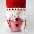thumbnail image 3 of Compra mínima de 10 piezas Muñeca enana de amor del día de San Valentín Gorro de lana Muñeca elfa masculina sin rostro 2 piezas [Rosa + Rojo] Anggrek Otros, 3 of 7
