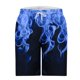 thumbnail image 3 of Pantalones Cortos de Cintura Elástica para Hombre con Bolsillos Pantalones Cortos de Longitud de Rodilla con Impresión de Llama, Pantalones de Playa Casuales con Cordón Elástico, 3 of 4