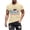 A44 Beige, variant on USA Eagle Patriotic Graphic T Shirt for Women Short Sleeve Crewneck American Flag Independence Day Summer Casual Party Shirts Tops