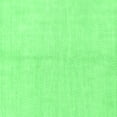 thumbnail image 1 of Ahgly Company Machine Washable Indoor Square Solid Emerald Green Modern Area Rugs, 7' Square, 1 of 4