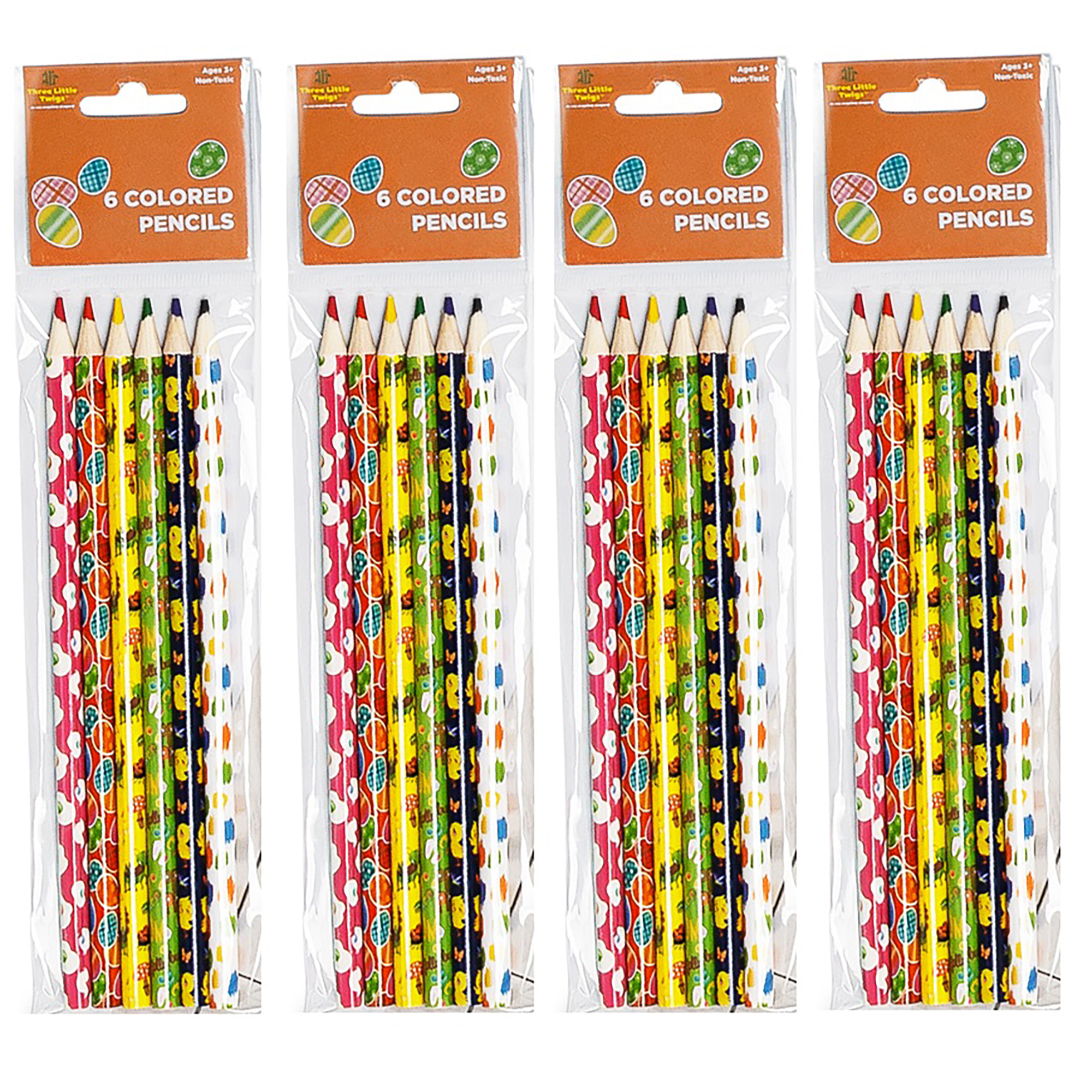 Three Little Twigs: Easter/Spring Coloring Books Bundle, 8 Pieces