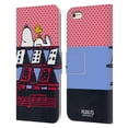 thumbnail image 1 of Head Case Designs Officially Licensed Peanuts Halfs And Laughs Snoopy & Woodstock 3 Leather Book Wallet Case Cover Compatible with Apple iPhone 6 Plus / iPhone 6s Plus, 1 of 6
