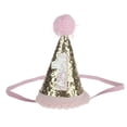 thumbnail image 6 of Yoyauz Birthday Rainbow Cone Cap - Glitter Birthday Hat, Rainbow Birthday Party Decoration, 6 of 6