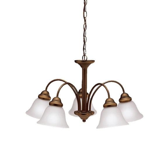 2093OZ Kichler Lighting Wynberg - 5 light Chandelier - 13.75 inches tall by 24.5 inches wide-Olde Bronze Finish    -Traditional Installation