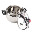 thumbnail image 1 of Household Stainless Steel Pressure Cooker Canner Explosion Proof Double Bottom Pressure Cooker for Gas Stoves Induction Stoves Shiny Style, 1 of 7