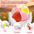 thumbnail image 3 of Set de 4 juguetes Squishy Taba Big Strawberry para aliviar el estrés, 3 of 6