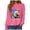Hot Pink, variant on Leey-World 250 Years of Freedom 250th Anniversary USA Flag 4th of July Shirt Patriotic Sweatshirts for Women(Green,S)