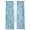 Blue, variant on Light Blue Teal Sheer Curtains 84 Inch Length 2 Panels Set, Retro Botanical Abstract Art Voile Window Treatment Rod Pocket Curtains Sheers Drapes for Bedroom/Living Room/Kitchen 52"x84"x2