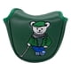 thumbnail image 3 of Funda protectora para cabeza de putter de mazo de golf, funda de PU, funda moderna para palos de golf Verde, 3 of 9
