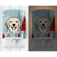 thumbnail image 2 of Caroline's Treasures BB1701CNL Winter Holiday Golden Retriever Ceramic Night Light, 6x4x3", multicolor, 2 of 2