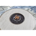 thumbnail image 6 of Bowery Hill Contemporary Beige Wicker / Rattan Fire Pit Table, 6 of 9