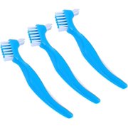 Hand Tools False Teeth Toothbrush 9 PCS Denture Toothbrush Plastic Denture Brush Hard Denture Cleaning Brush False Teeth Brush Deep Cleaning Brush Soft Denture Brush Kids Cleaning Set