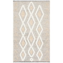 SAFAVIEH Vermont Yazmin Geometric Area Rug, Gold/Ivory, 5' x 8'