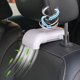 thumbnail image 5 of Mini ventilador blanco para respaldo de asiento de automóvil con carga USB de 4 velocidades, 5 of 5