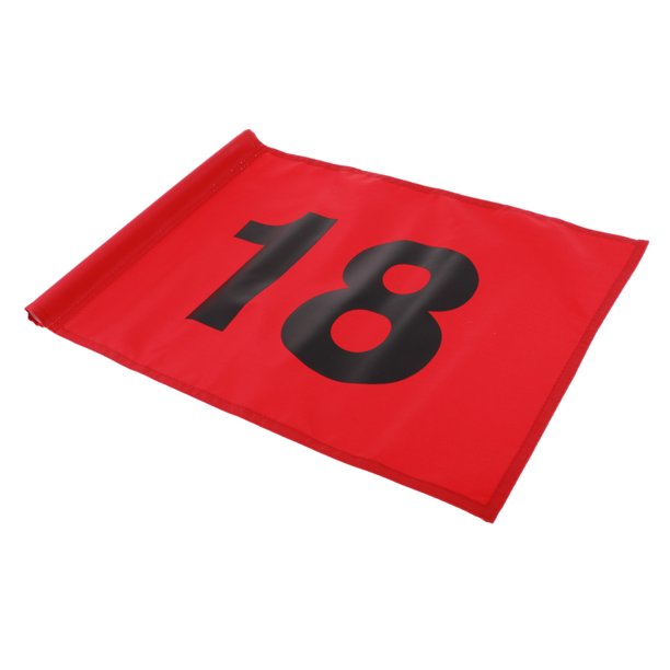 Golf Putting Green /18 - para entrenamiento de Rojo con Sunnimix Golf poniendo bandera verde