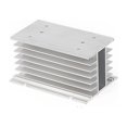 thumbnail image 1 of ruzhgo Métal Relais Chauffe Dissipation Base Professionnel Résistant à la Chaleur T Forme Solide Support Support Radiateur Partie Accessoires 1 Phase Blanc 80mm 3 Phase 150mm, 1 of 6