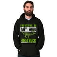 thumbnail image 5 of Hunters Do Anything for a Buck Pun Hoodie Sweatshirt Women Men Brisco Brands M, 5 of 6