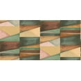 thumbnail image 3 of Green Gradient Blocks Geometric Wallpaper, Double Roll, 57 sqft, 3 of 4