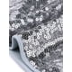 thumbnail image 5 of Falda Mini Lentejuelas Brillante Ceñida de Cintura Alta INSPIRE CHIC para Mujeres XL Plateada, 5 of 6
