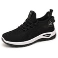 thumbnail image 3 of Orthopedic Shoes Women Wide Width Travel Comfortable Fall Slip On Shoes Slide Soles Mesh Flexible Running Sneakers Women, 37, 3 of 6