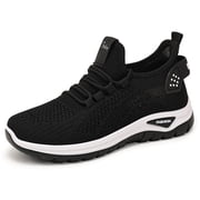 Willtoo Women's Trendy Walking Sneaker, Lightweight Soft Sole Orthopedic Shoes, Lightweight Comfortable Non-Slip Walking Shoes, for Travel & Leisure Activities Mesh Breathable Running Sneakers