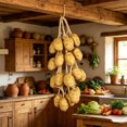 thumbnail image 2 of Artificial Potato String Decoration Lifelike Potato Decor for Home Kitchen, Fall Harvest Festival Whimsical Touch and Educational Use - Thanksgiving Autumn Farmhouse Decoration, 2 of 5