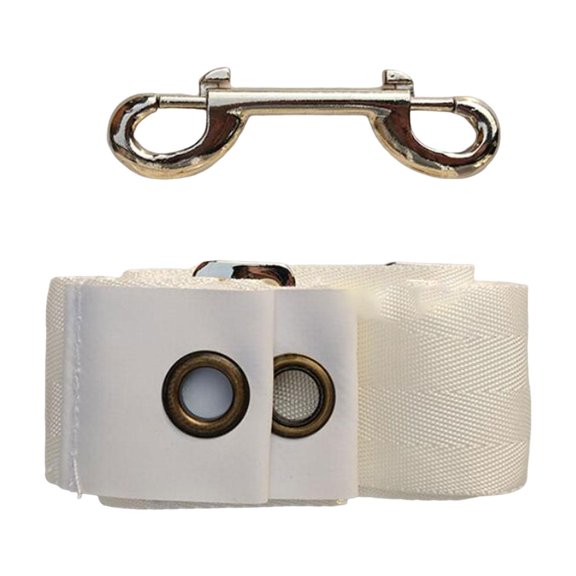 Tennis Strap Hook Tennis Net Straps White Sun Resistant Portable Tennis Professional Center Strap Tennis Net Strap for Gym Sports Training