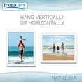 thumbnail image 3 of SURJDE 8x10 (20x25 cm) Picture Frame Set (White, 4 Pack) Simple Modern Design, Table Top Kickstand and Wall Hanging Hooks Included, Impresia Collection, 3 of 4