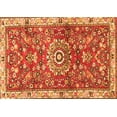 thumbnail image 1 of Ahgly Company Indoor Rectangle Medallion Orange Traditional Area Rugs, 8' x 10', 1 of 1