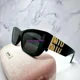 thumbnail image 5 of MIU MIU Sunglasses New Black Acetate Gold Metal Logo Square Cat Eye Authentic, 5 of 6