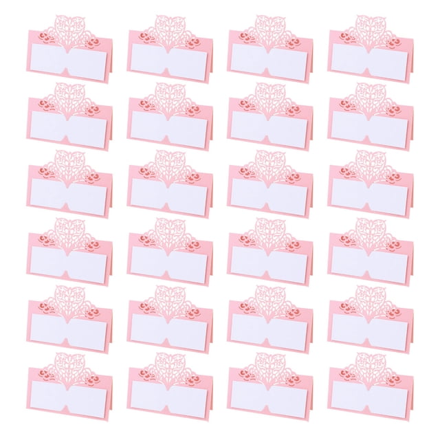 Miangastore Butterfly Name Place Cards for Wedding Table Decor Elegant Paper Design with Modern Touch 24 Pieces Multi Color