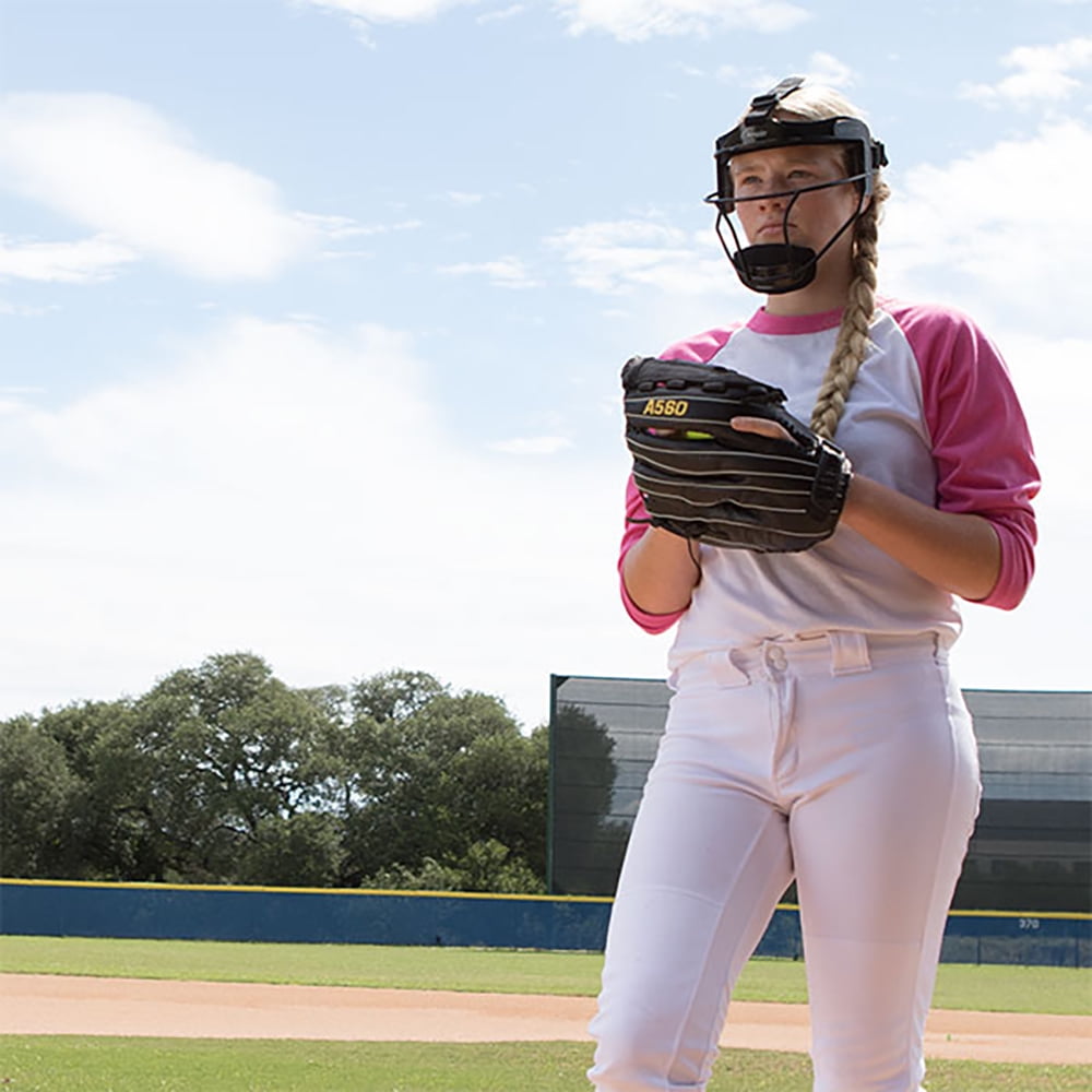 Champion Sports FMAPK Adult Softball Fielders Face Mask, Pink Walmart