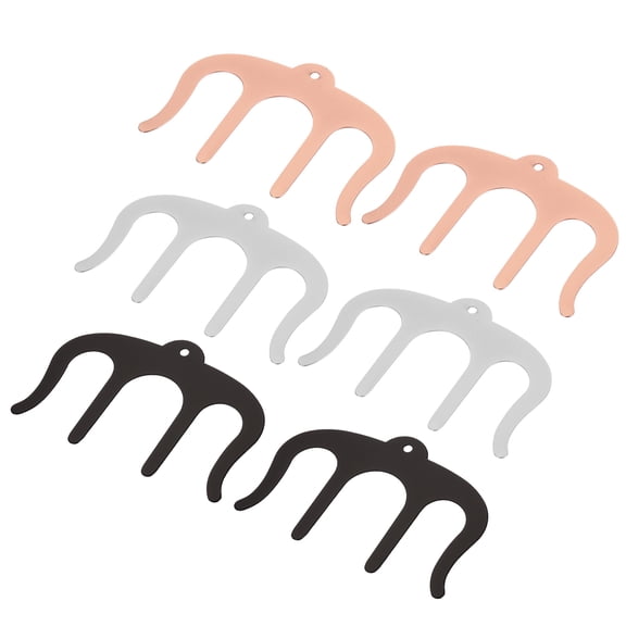 6pcs Metal Music Book Clip Page Holder for Sheet Music Stands, Piano Sheet Music Holders Black/Silver/Rose Gold