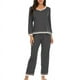 thumbnail image 2 of Pijamas de mujer en liquidación, conjuntos de moda para mujer, ropa de estar por casa, camisetas de manga larga y pantalones., 2 of 5