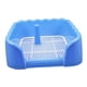 thumbnail image 1 of Bandeja para ir al baño para perros: mantiene las patas y el suelo limpios y es fácil de limpiar. Entrenamiento de mascotas. L azul, 1 of 7