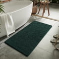 thumbnail image 2 of Alfombra de baño LOCHAS Luxury Shaggy, 60 x 150 cm, color verde cazador, 2 of 7